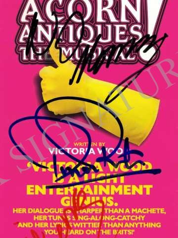 Cast-Signed 'Acorn Antiques' Flyer